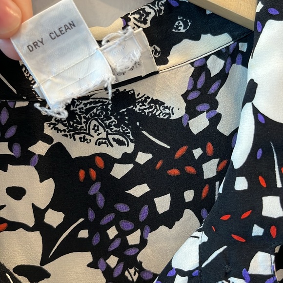 Neiman Marcus Silk Vintage Floral Button Down Spring Maxi Dress - Picture 3 of 8